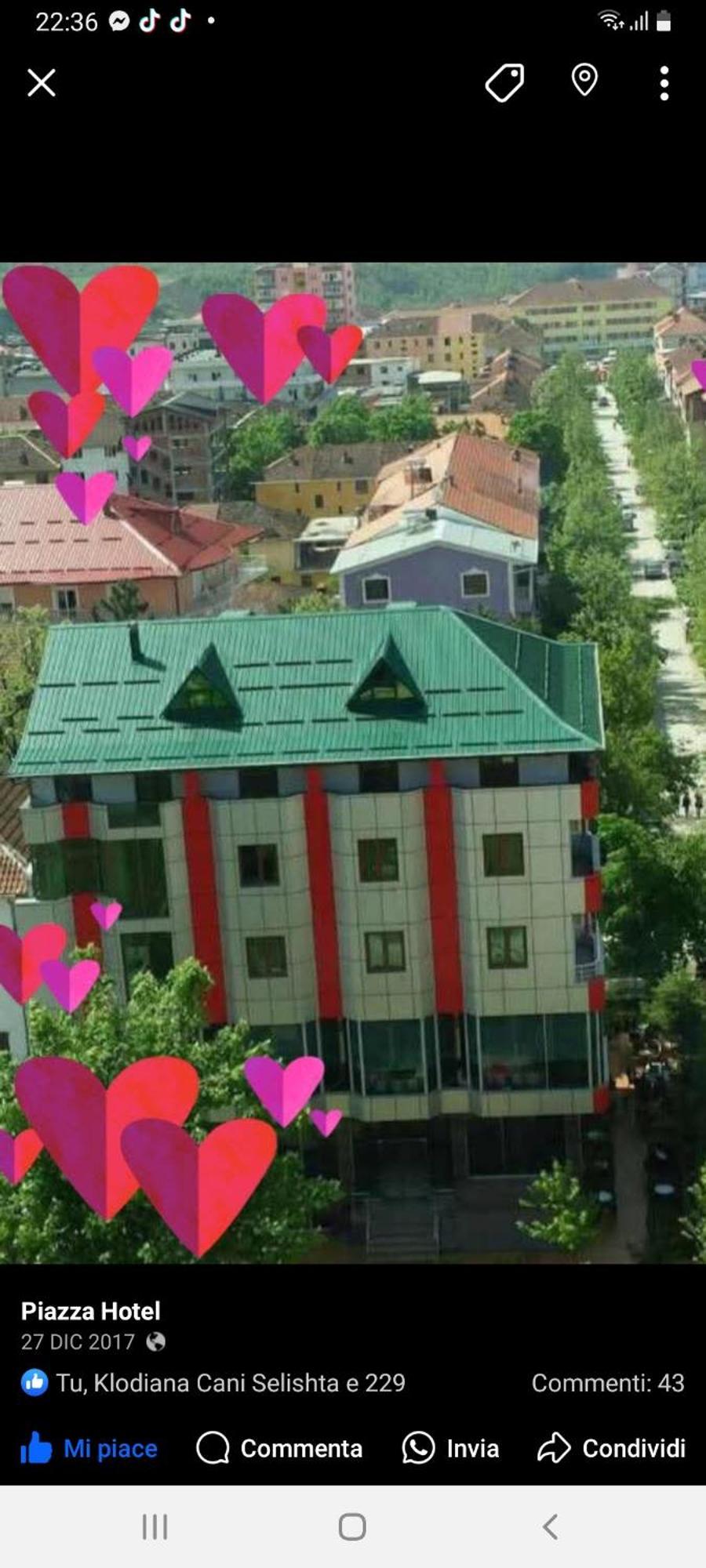 Hotel Piazza Peshkopi Dış mekan fotoğraf
